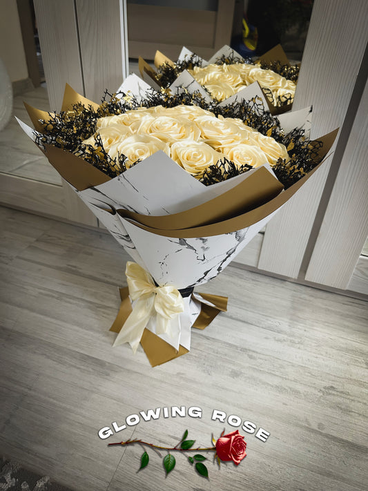 Buchet 13 Trandafiri - GALBEN